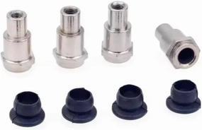 for Zd for Racing 1/7 EX07 1/8 08427 MT8 Metal Shock Absorber Bushing Sleeves Shock Absorbers Fixed for Seat Mount 8007 RC Car Parts Replacement RC Car DIY Parts