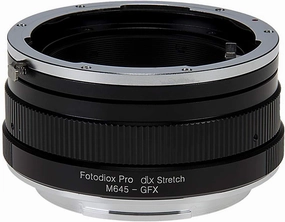 Fotodiox DLX Stretch Lens Mount Adapter Compatible with Mamiya 645 MF Lenses to Fujifilm GFX G-Mount Mirrorless Cameras