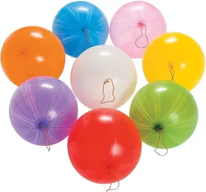 Fun Express Bulk Punch Balloons - 250 Pack in Bright Colors - Party Toys and Favors