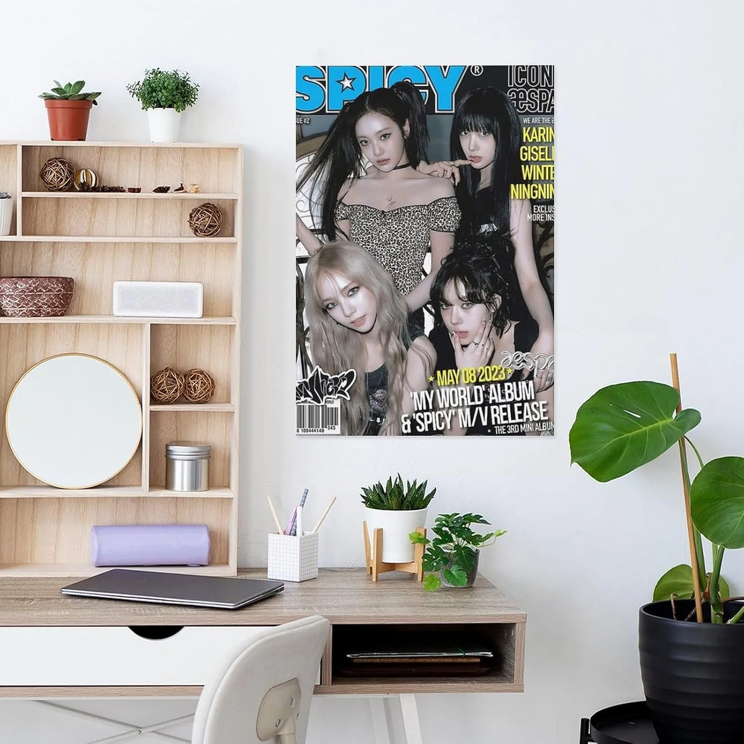 Fxaiui A-ESPA Idol Posters Wall Tapestry Decorative Canvas Merch Use for Party Bedroom Living Room＆Dorm 28x40inch(70x100cm)