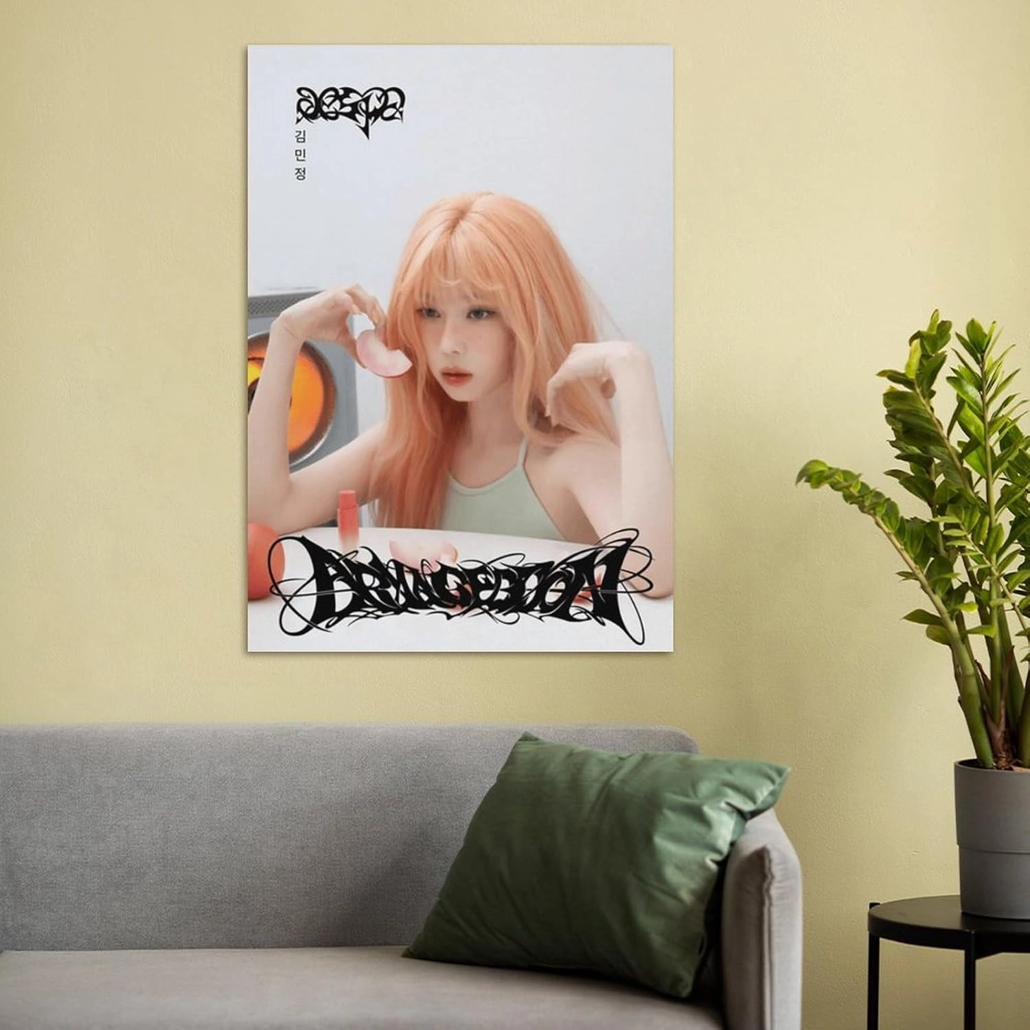 Fxaiui A-ESPA Idol Posters Wall Tapestry Decorative Canvas Merch Use for Party Bedroom Living Room＆Dorm 28x40inch(70x100cm)
