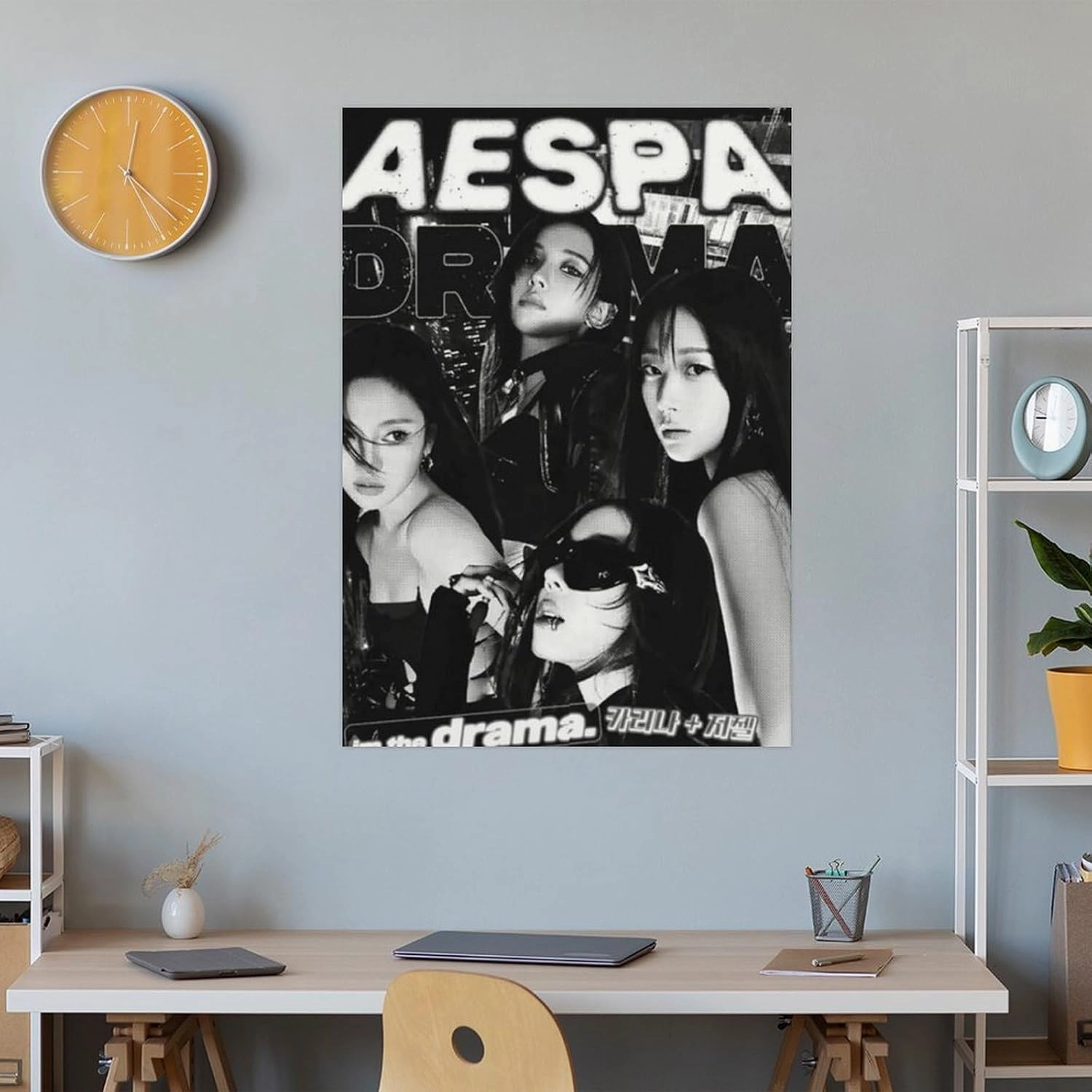 Fxaiui A-ESPA Idol Posters Wall Tapestry Decorative Canvas Merch Use for Party Bedroom Living Room＆Dorm 28x40inch(70x100cm)