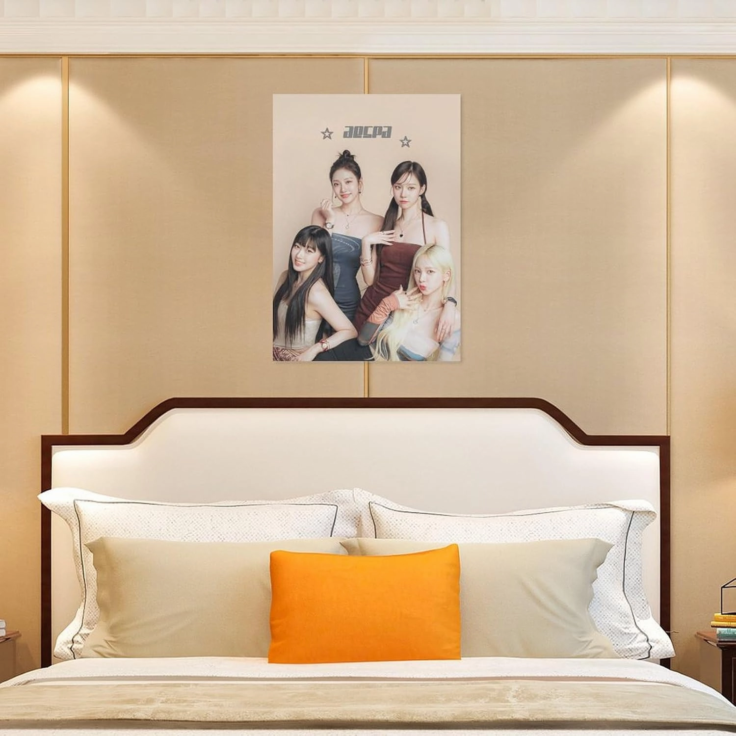 Fxaiui A-ESPA Idol Posters Wall Tapestry Decorative Canvas Merch Use for Party Bedroom Living Room＆Dorm 28x40inch(70x100cm)