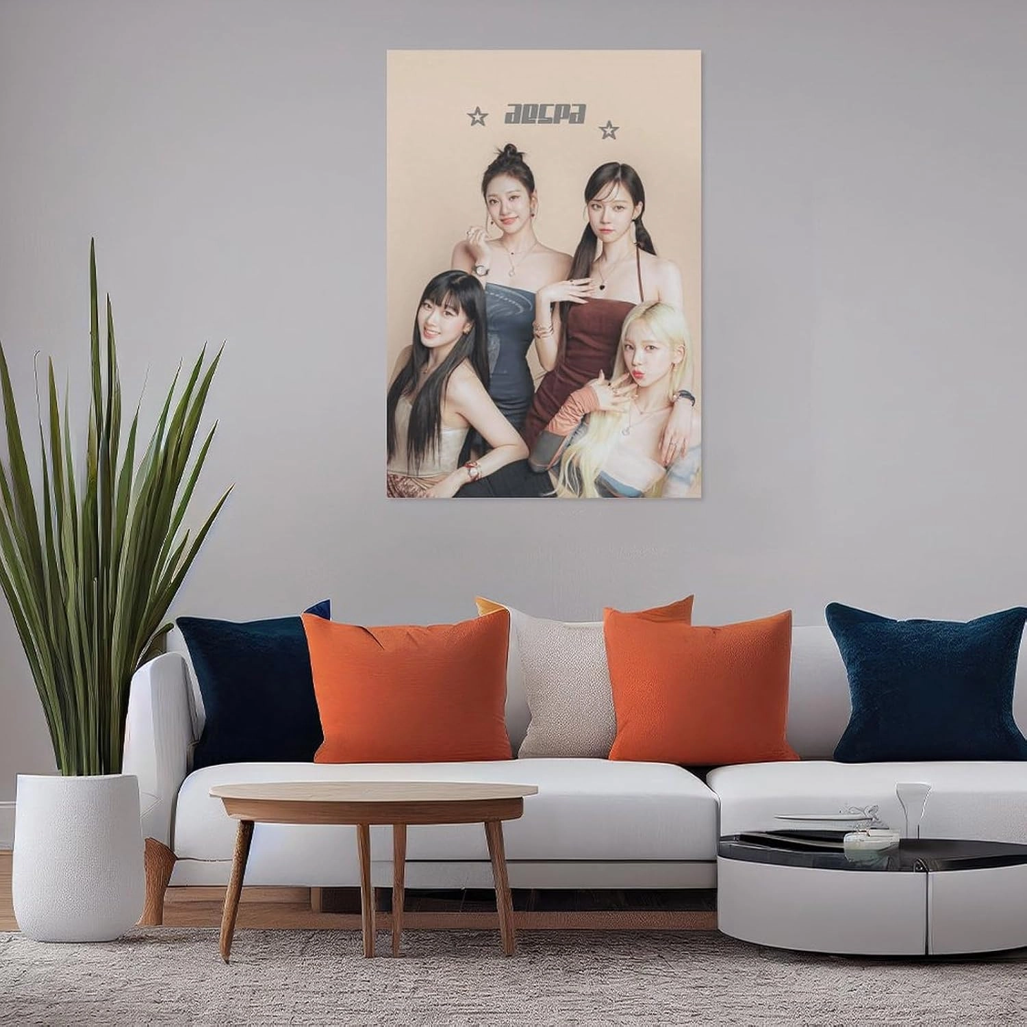 Fxaiui A-ESPA Idol Posters Wall Tapestry Decorative Canvas Merch Use for Party Bedroom Living Room＆Dorm 28x40inch(70x100cm)