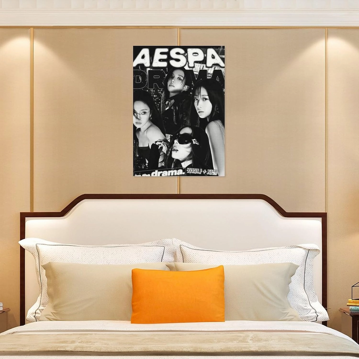 Fxaiui A-ESPA Idol Posters Wall Tapestry Decorative Canvas Merch Use for Party Bedroom Living Room＆Dorm 28x40inch(70x100cm)