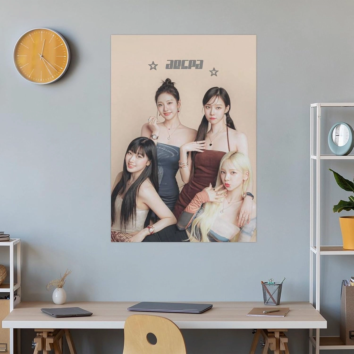Fxaiui A-ESPA Idol Posters Wall Tapestry Decorative Canvas Merch Use for Party Bedroom Living Room＆Dorm 28x40inch(70x100cm)