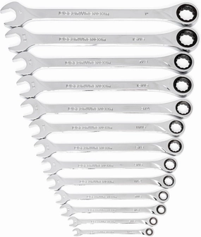 GEARWRENCH XL Ratcheting Combination SAE Wrench Set 13 Pc., 12 Point - 85199