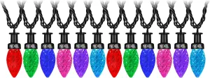 Gemmy Christmas ColorMotion Deluxe Multicolor C9 Light String - S/24