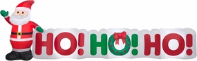 Gemmy Christmas Inflatable Ho! Sign, 3.5 ft Tall, Multi
