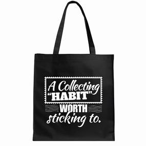 Gift Ideas for Stamp Collectors Start a Collecting Habit Worth Sticking To Navy Black Multicolor Canvas Tote Bag