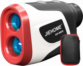 Golf Rangefinder 6X Golf Range Finder with Slope Flag-Lock Pin Sensor Vibration Continuous Scan Rechargeable - Tournament Legal Golf Laser Rangefinders