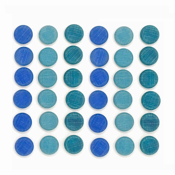 Grapat Mandala - Small Blue Coins 36 pcs