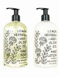 Greenwich Bay Trading Company Kitchen Collection: Lemon Verbena & Olive Oil (Hand Soap & Lotion)