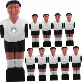 HANABASS 10pcs Foosball Player Replacement Desk Foosball Soccer Players Set Replaceable Adorable Soccer Wear-Resistant Guys