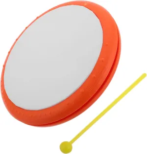 Hand Drum Set Vibrant Plastic Percussion Instrument for Safe and Durable Musical for Preschool Learning and Rhythmic Fun