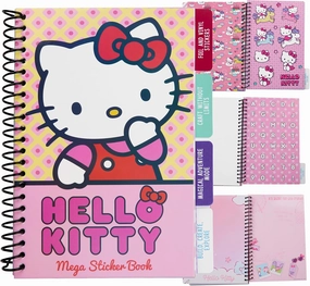 Hello Kitty Sticker Book for Girls Teens with 28 Sticker Sheets, 400  Stickers for Scrapbooking, Kawaii Art Activity Set, Anime Gifts for Her