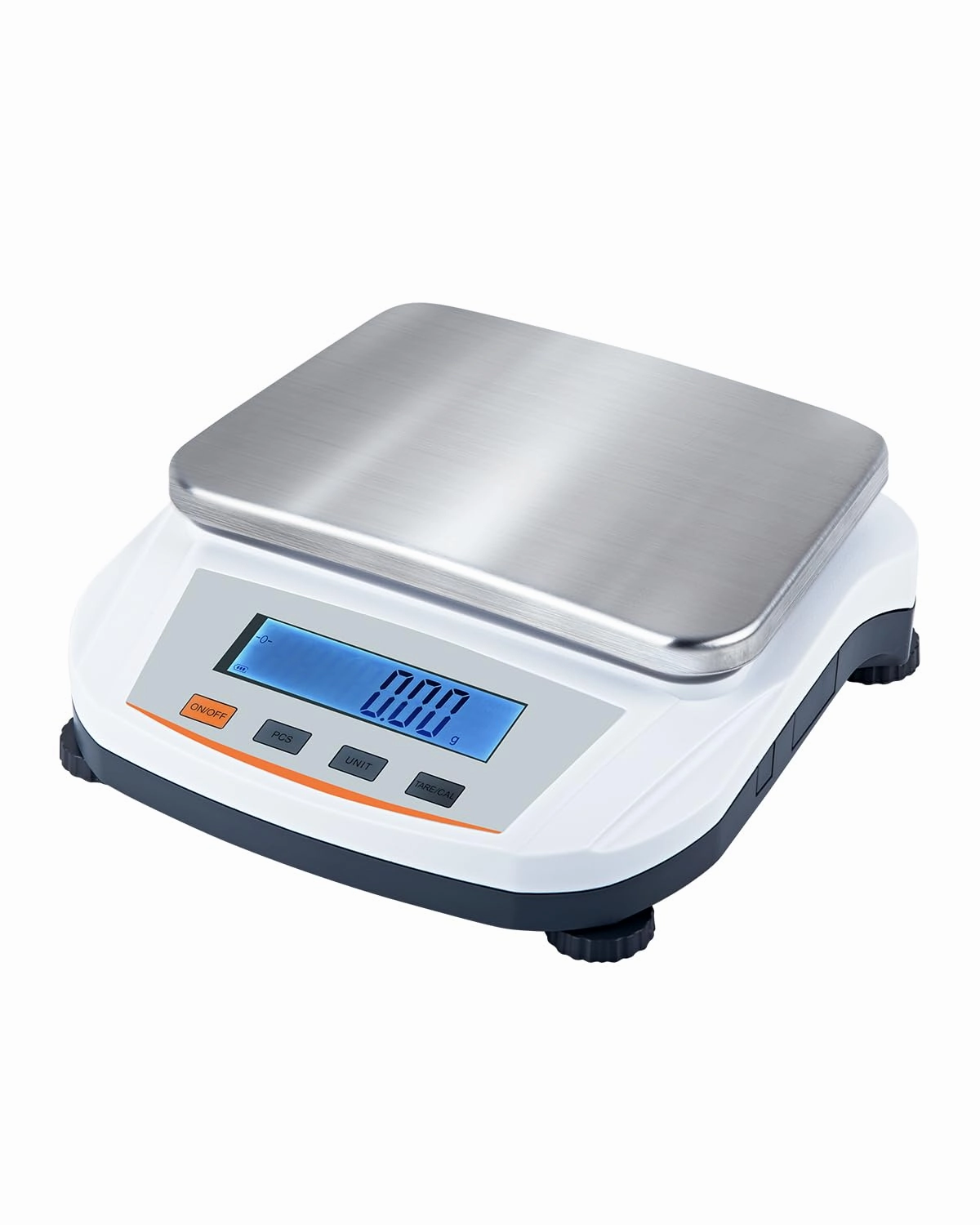 High Precision Lab Analytical Balance, Digital Lab Scale, Max 5000g, Sensitivity 0.01g, Stainless Steel, Multi-Function (g/ct/oz/lb), for Laboratories, Schools, Scientific, Jewelry, Kitchen