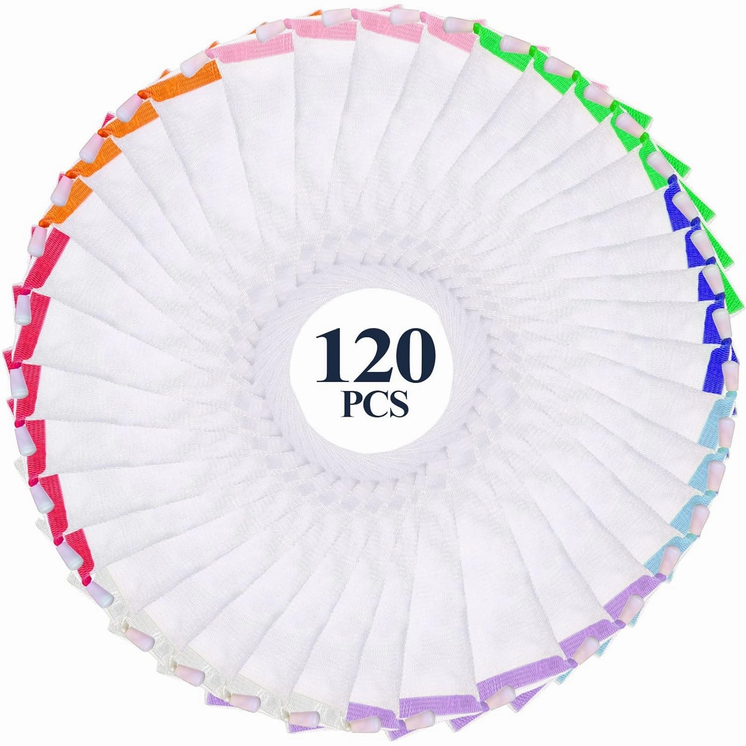 Hushee 120 Pcs Soap Bag Handmade Bubble Mesh Bags Exfoliating Soap Pouch with Drawstring for Foaming and Drying Soft for Shower Body Facial Cleaning Tool Easy to Bubble and Store