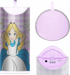 iJoy Disney Alice in Wonderland Bluetooth Speaker- Alice Splashproof Wireless Speaker W/ 3 Hrs Playtime/SD Slot/FM Radio- Alice in Wonderland Gifts for Women, Men and All Fans of Alice in Wonderland