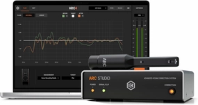 IK Multimedia ARC Studio Room Correction System with High-Precision Analysis Microphone, Advanced Room Correction Software, and Stand-Alone Correction Processor for Pro Audio