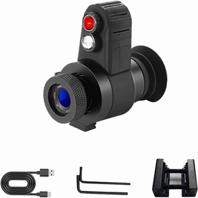 Infrared Night Vision Scope, Rechargeable Night Vision Monocular for Adults, with 1.54 in HD Screen and 7X Magnification, Support Charging While Using,Standard Accessories