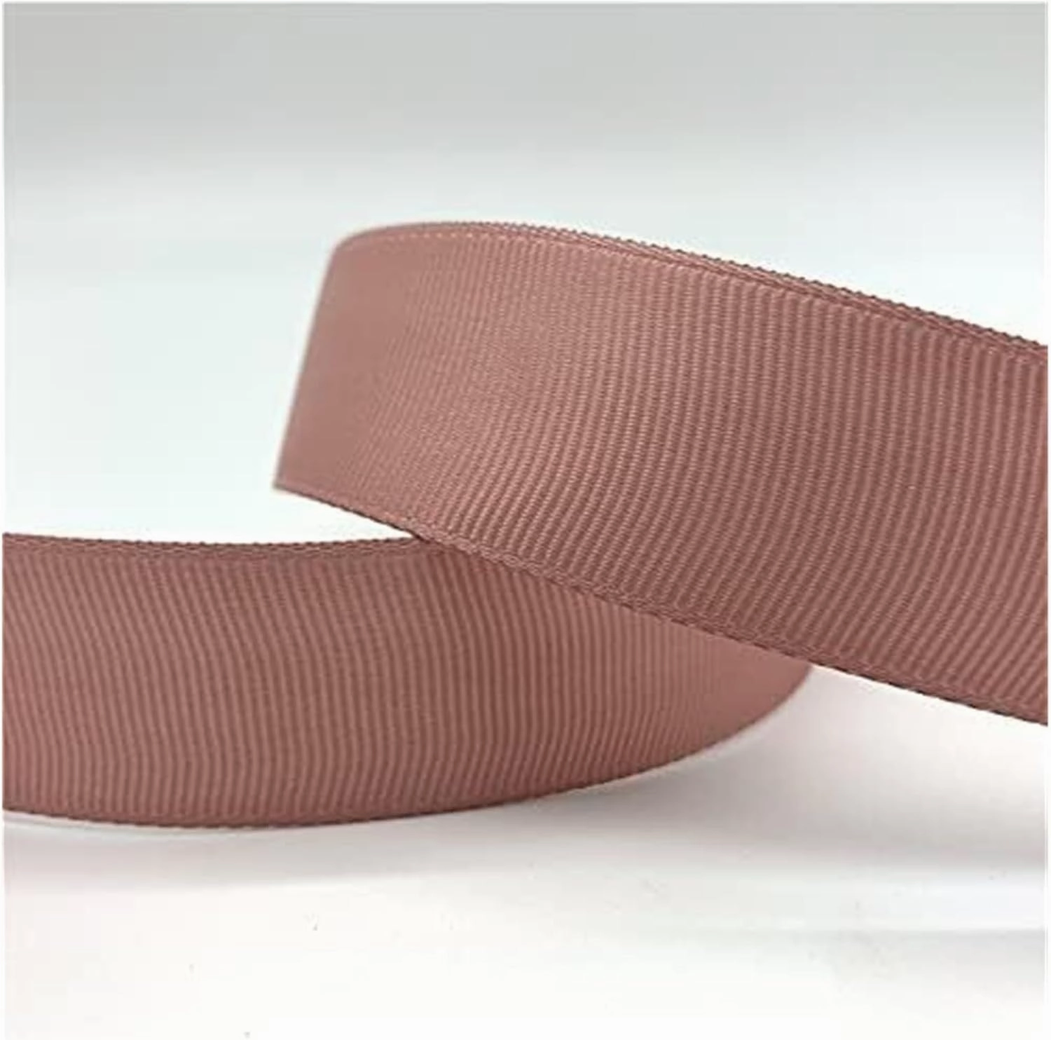 Ivory Satin,Christmas Ribbons, Stain Wrap Ribbon Decorative Ribbon Christmas Grosgrain Ribbon for Decoration DIY Wrapping Decor-Mauve(15mm 5yards)