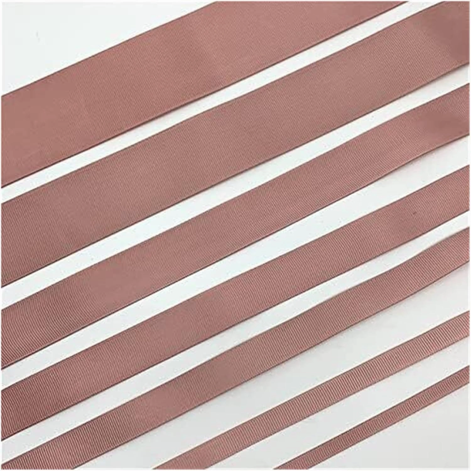 Ivory Satin,Christmas Ribbons, Stain Wrap Ribbon Decorative Ribbon Christmas Grosgrain Ribbon for Decoration DIY Wrapping Decor-Mauve(15mm 5yards)