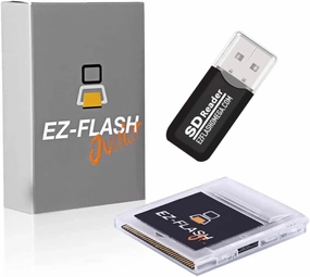 Junior MicroSD Adapter for Classic Gaming on GB/GBC/GBA (EZFlash Jr.) EZ-FlashJr. is The Best Flash Memory Card for Gameboy Color & Gameboy Original (Similar to Everdrive)