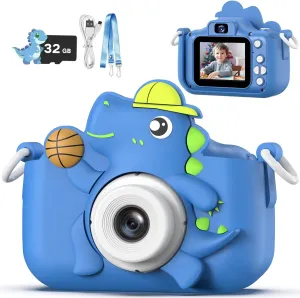 Kids Camera Toy, masterbee Children Age 3-12, Christmas/Birthday Gifts for Girls, 1080P HD Video, Gift for 3 4 5 6 7 8 9 10 11 12 Year Old Girl Blue