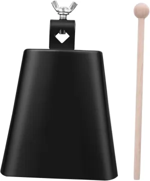 Kid's Educational Musical Toy Metal Cowbell Striker Noise Maker Stick Perfect for Kindergarten