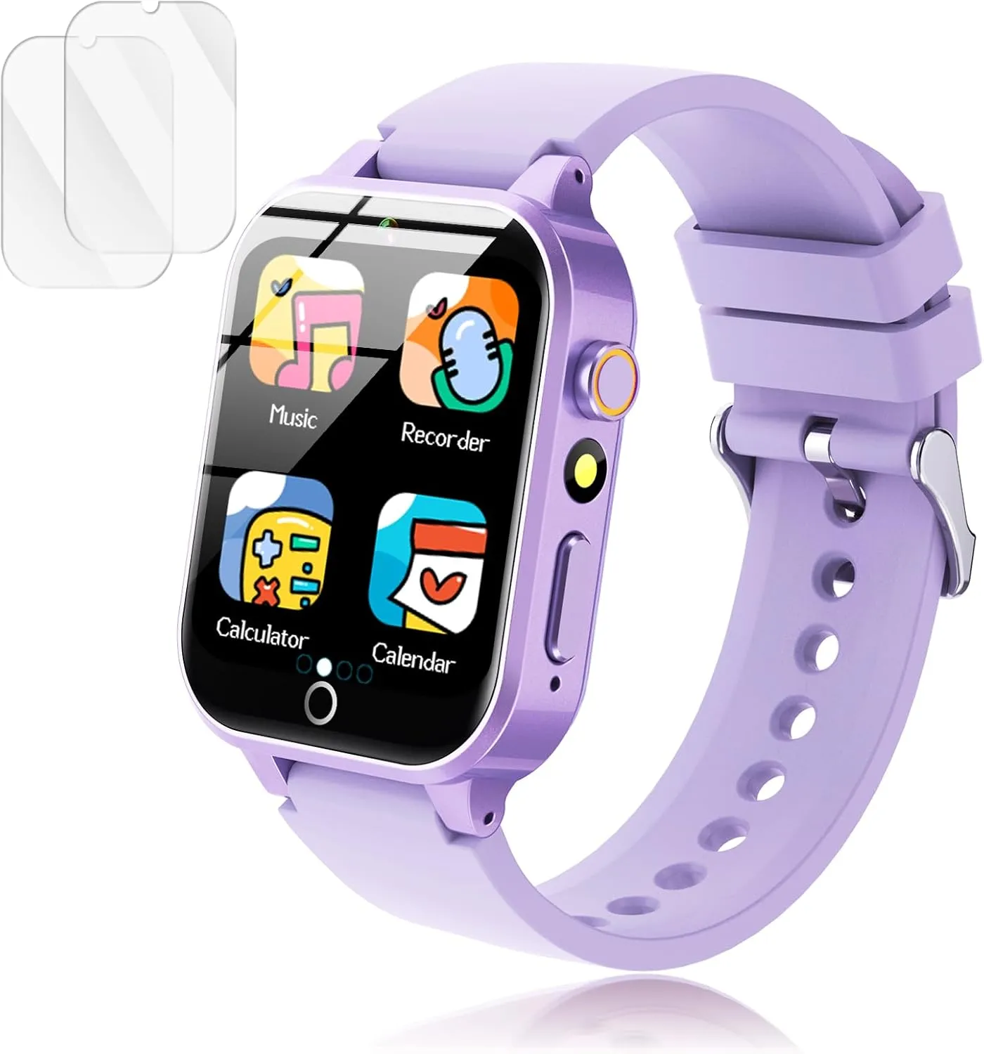 Kids Games Watch, with 26 Puzzle Games, Touch Screen, HD Camera, Alarm Clock, Toys for Ages 4-12 Years Old.Birthday Gift for Boys Girls (Purple)
