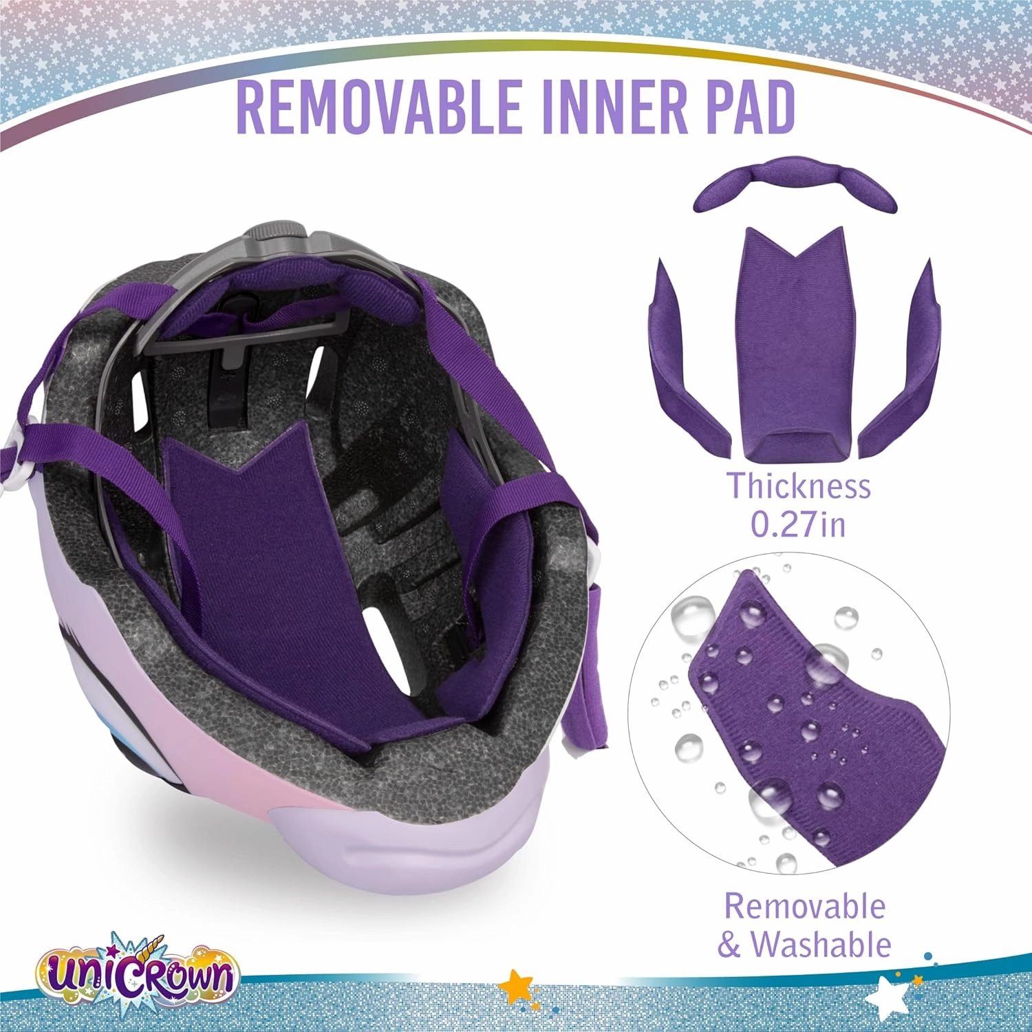 Kids Helmet Unicorn Helmet & Shark Helmet for Girl Boy, Children's Bike Helmet for 3-8 Years Multi-Sport Safety Certified Bicycle Helmet for Skateboard Skating Scooter