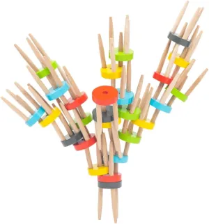 Kisangel 1 Set Chair Balance Game for Year Develops Fine Motor Skills Creative Thinking Engaging Activity for Boys Safe Design