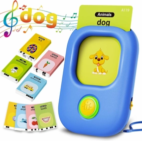 KOKODI Toddler Toys Talking Flash Cards for Boys Girls 2 3 4 5 Year Old Birthday Gifts, Learning Toys with 448 Sight Words for Kids, Autism Speech Therapy Toys for Autistic Children, Montessori Toys