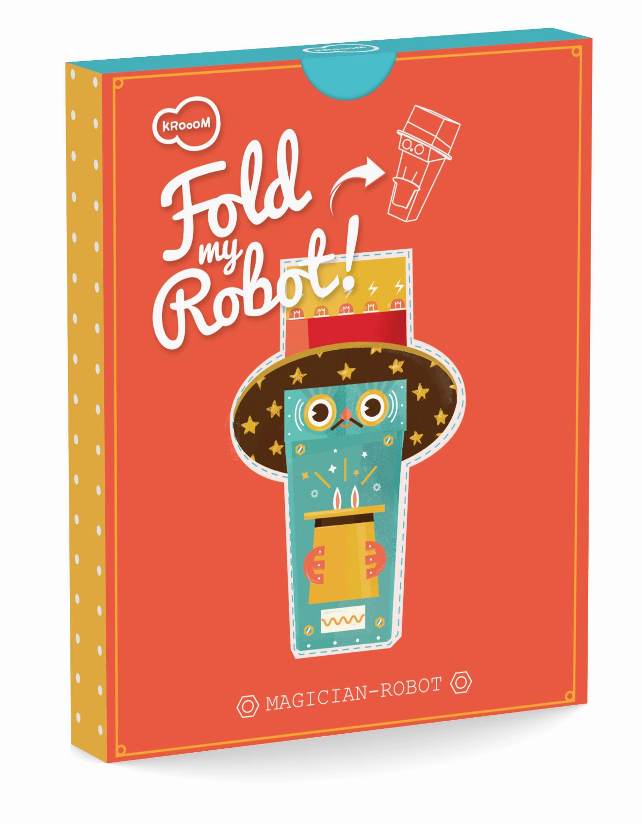 Krooom Fold My Robot Set - Magician Robot