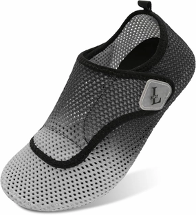 L-RUN Womens Mens Water Shoes Wide Toe Barefoot Swim Shoes for Beach Pool Sand Yoga Quick Dry Adluts Aqua Sock Non Slip