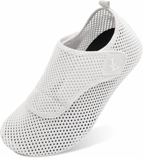 L-RUN Womens Mens Water Shoes Wide Toe Barefoot Swim Shoes for Beach Pool Sand Yoga Quick Dry Adluts Aqua Sock Non Slip