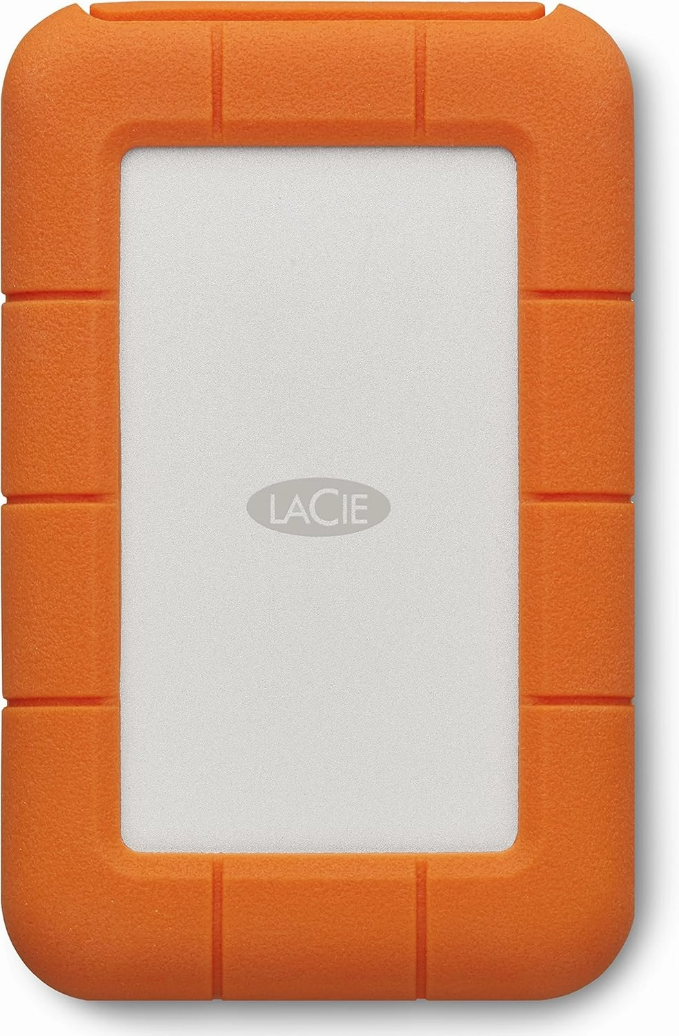 LaCie Rugged USB-C, 5TB, Portable External Hard Drive, Drop, Shock, Dust, Rain Resistant, for Mac & PC (STFR5000800)
