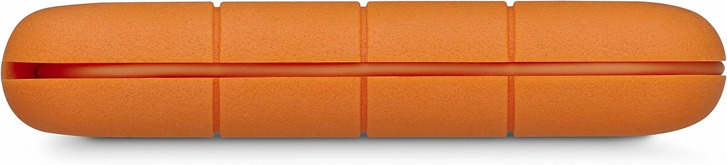 LaCie Rugged USB-C, 5TB, Portable External Hard Drive, Drop, Shock, Dust, Rain Resistant, for Mac & PC (STFR5000800)