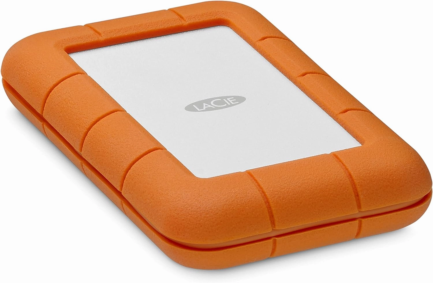 LaCie Rugged USB-C, 5TB, Portable External Hard Drive, Drop, Shock, Dust, Rain Resistant, for Mac & PC (STFR5000800)