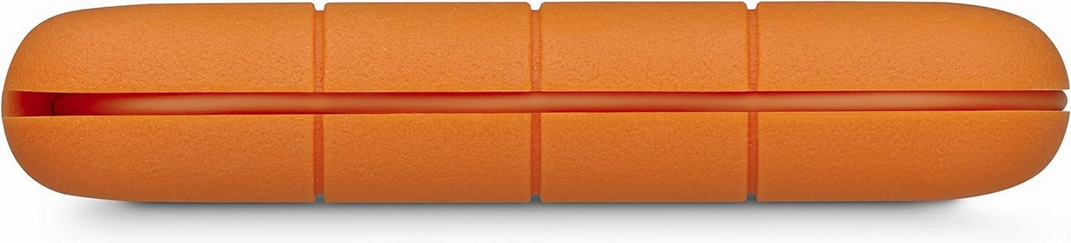 LaCie Rugged USB-C, 5TB, Portable External Hard Drive, Drop, Shock, Dust, Rain Resistant, for Mac & PC (STFR5000800)