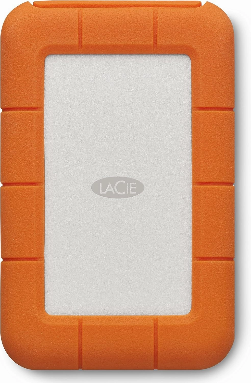 LaCie Rugged USB-C, 5TB, Portable External Hard Drive, Drop, Shock, Dust, Rain Resistant, for Mac & PC (STFR5000800)