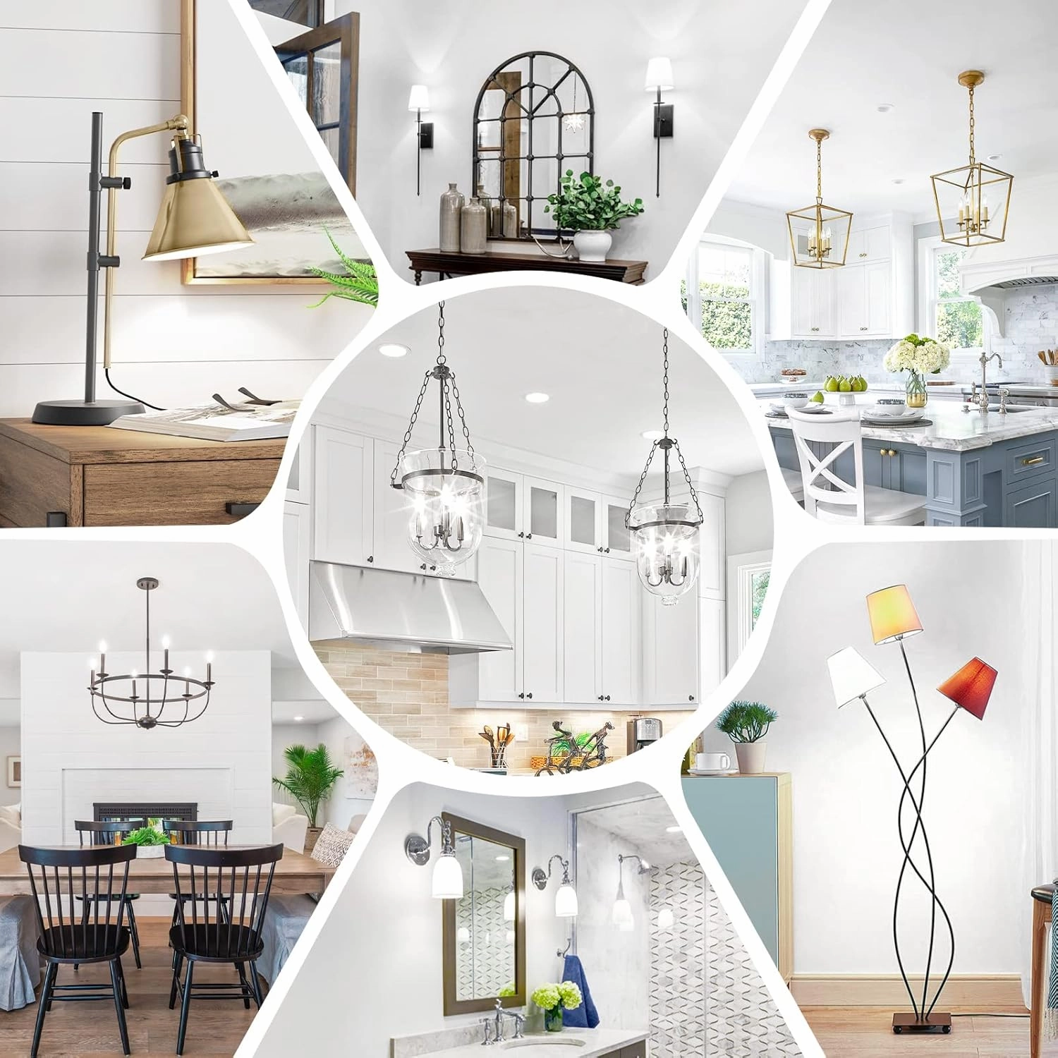 LED Candle Bulbs 40W Equivalent, E12 Candelabra Light 4W 470Lm Clear Edison, Daylight White 5000K B11 Classic Bright Filament, Non-Dimmable Decorative for Lamps, Pack of 10