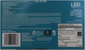 Led technology EcoSmart 60W Equivalent Bright White A19, Dimmable LED Light Bulb (16 Pack)