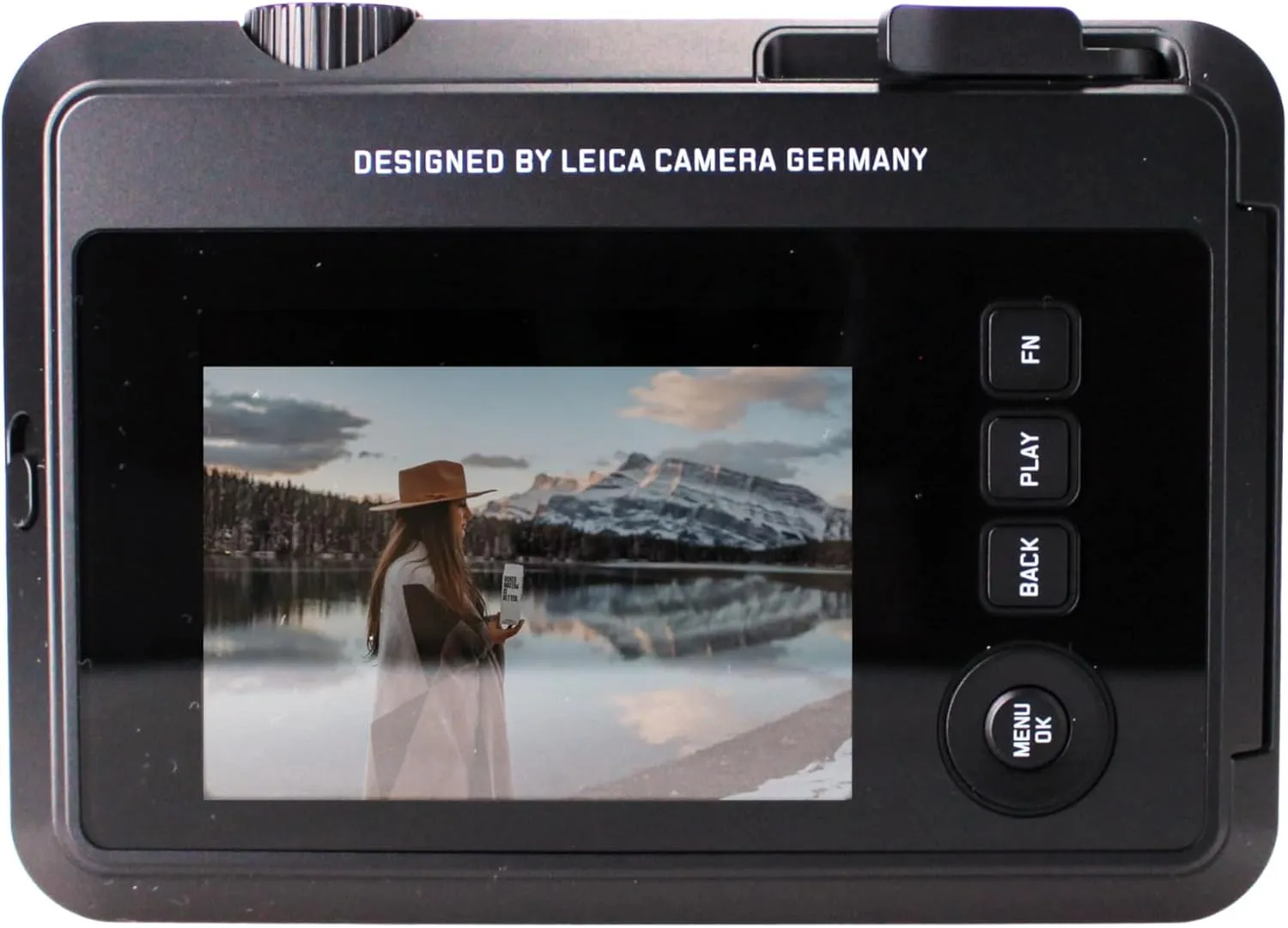 Leica Sofort 2 Hybrid Instant Photo Film and Digital Camera (Red) (19189) with LCD Display Bundle with Fujifilm Instant Film 20 Sheets   128 GB Memory Card   Bag   Cleaning Kit