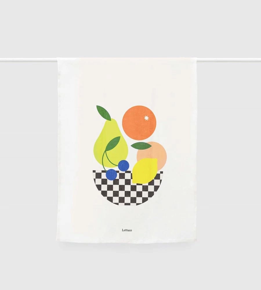 Lettuce | Tea Towel | Fruit Bowl