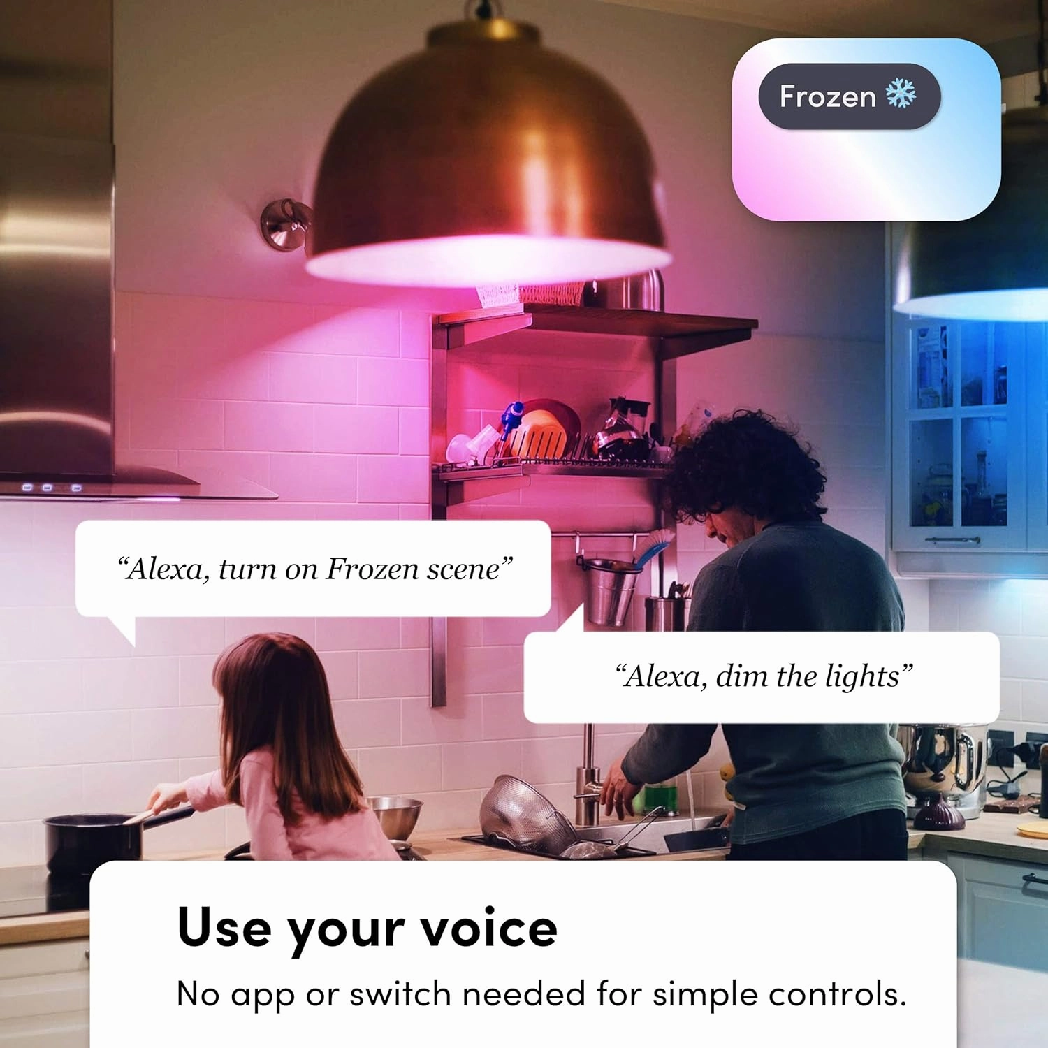 LIFX color, A19 1100 lumens, Wi-Fi Smart LED Light Bulb, Billions of colors and Whites, No bridge required, Works with Alexa, Hey Google, HomeKit and Siri multicolor (Pack of 2)