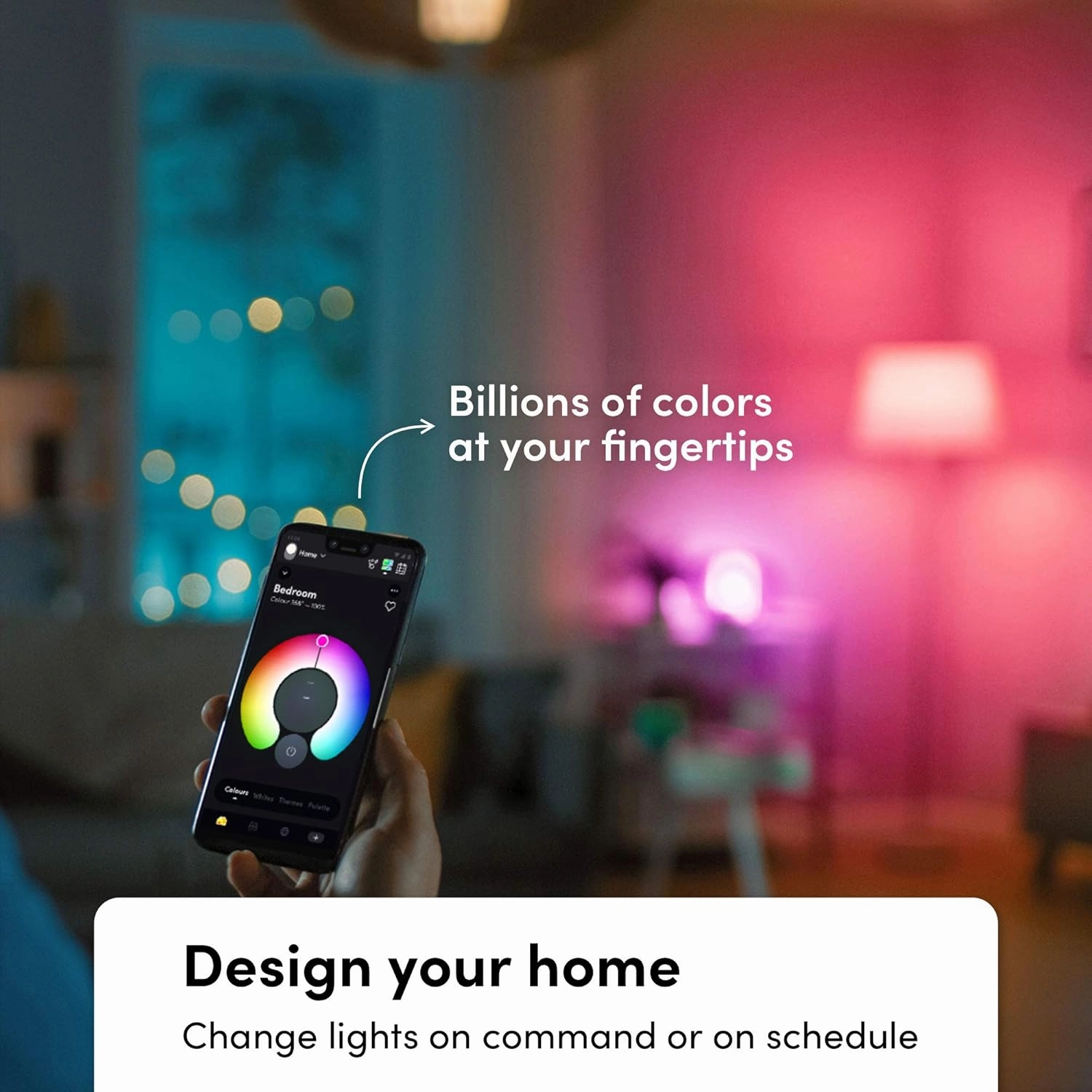 LIFX color, A19 1100 lumens, Wi-Fi Smart LED Light Bulb, Billions of colors and Whites, No bridge required, Works with Alexa, Hey Google, HomeKit and Siri multicolor (Pack of 2)