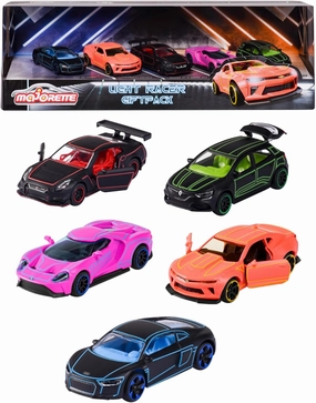 Light Racer Giftpack (2023) 5 Piece Set 1/64 Diecast Model Cars by Majorette 212053179