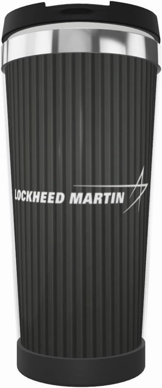 Lockheed Martin Coffee Mug,Stainless Steel Double Vacuum Insulated Tumbler,Coffee Travel Mug Spill Proof With Lid.